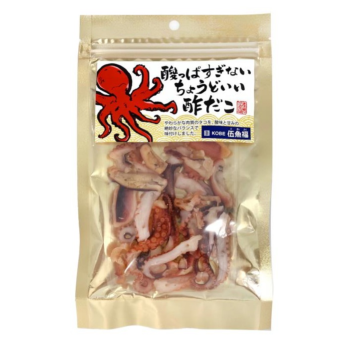 酸っぱすぎないちょうどいい酢だこ