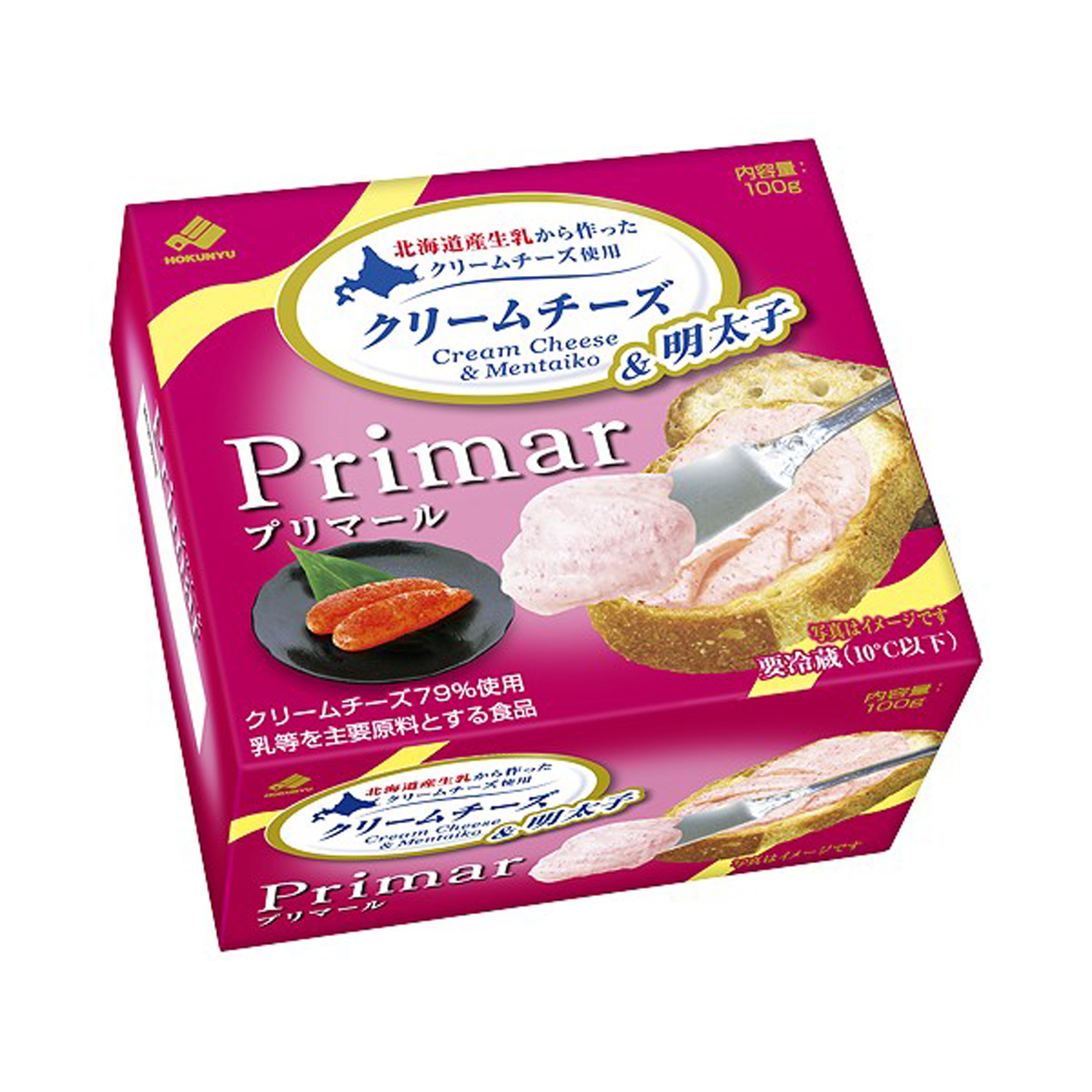 Ｋ）Ｐｒｉｍａｒクリームチーズ＆明太子